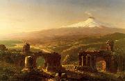Thomas Cole Mount Etna from Taormina Spain oil painting reproduction